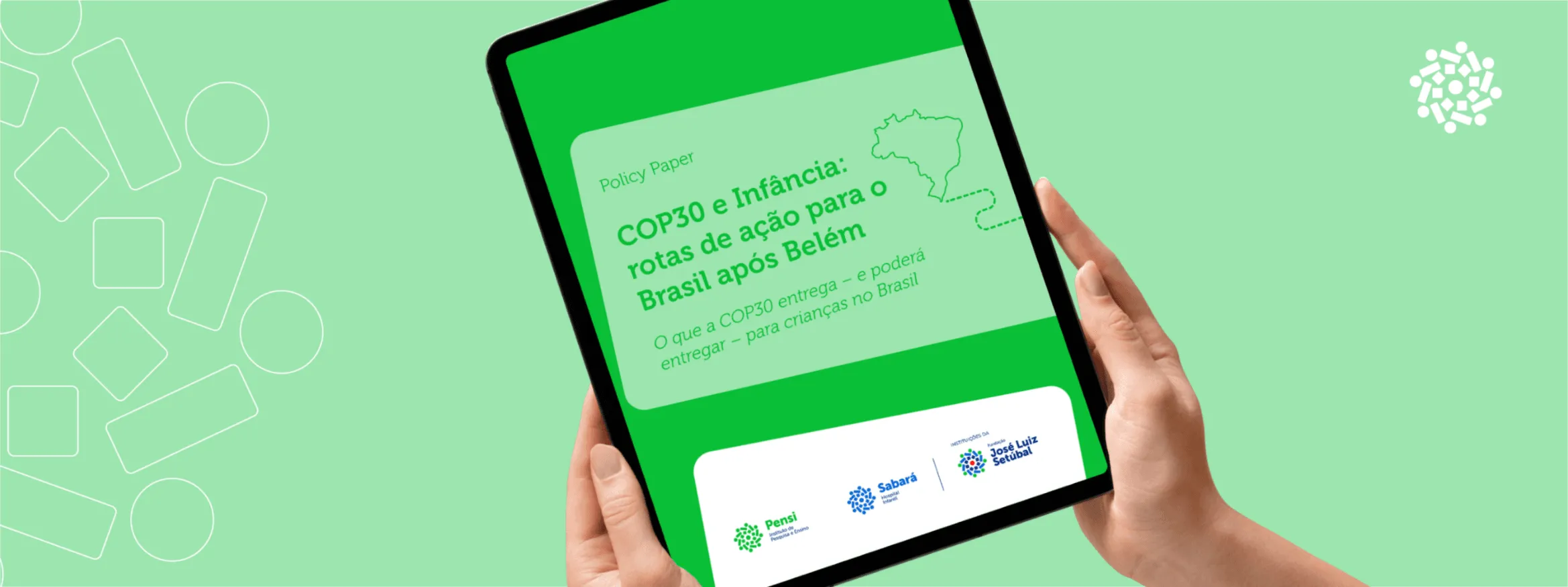 Instituto Pensi lança Policy Paper sobre COP30, clima e infância