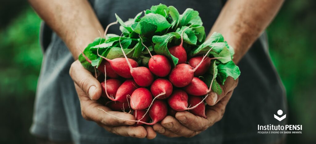 Alimentos orgânicos para crianças