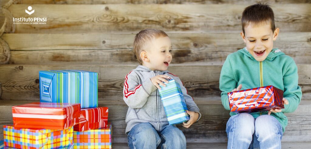 Quando o papel de presente é mais legal