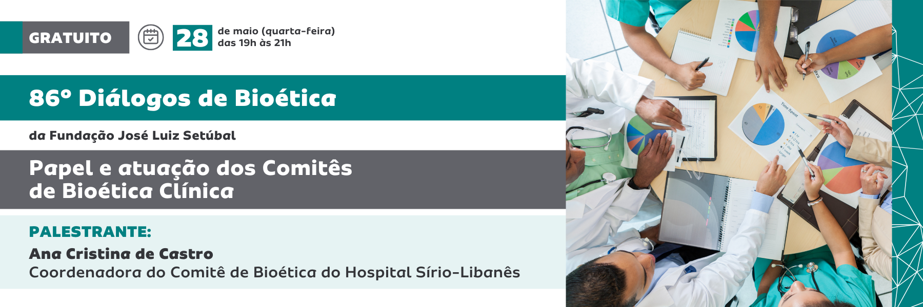 86° Diálogos de Bioética - Papel e atuação dos Comitês de Bioética Clínica