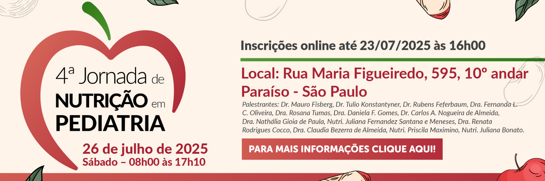 4ª Jornada de Nutrição em Pediatria